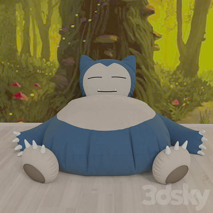 Pokemon snorlax bean bag chair sales