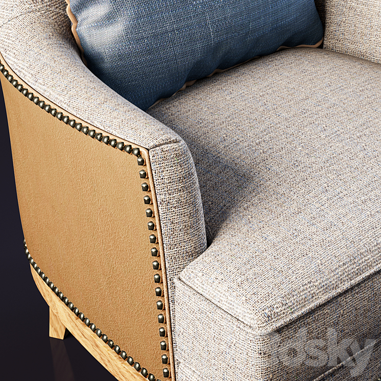 Bryn Wing Chair 3D Model