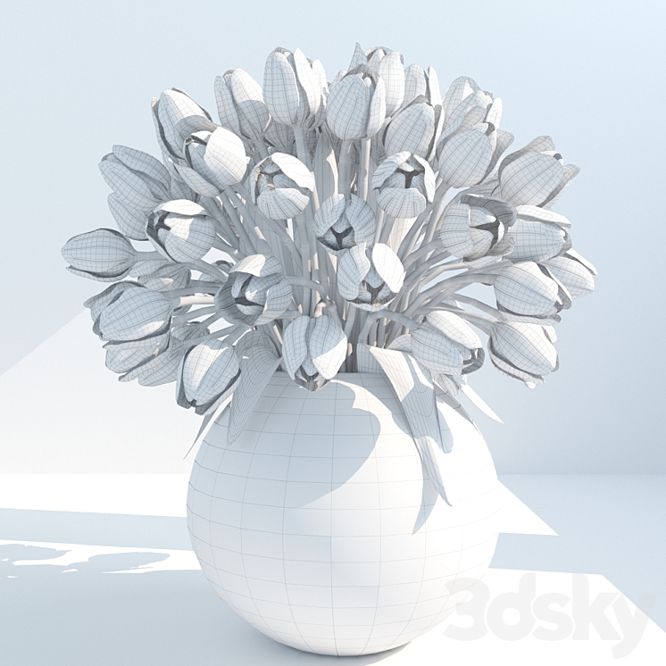 tulips 3DS Max - thumbnail 2