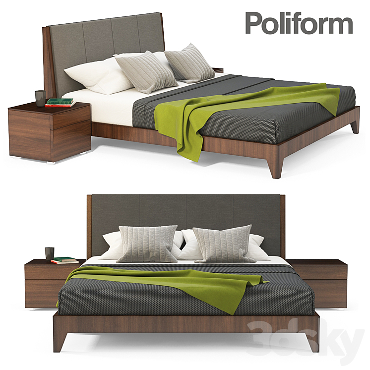 Java Poliform Bed 3D model