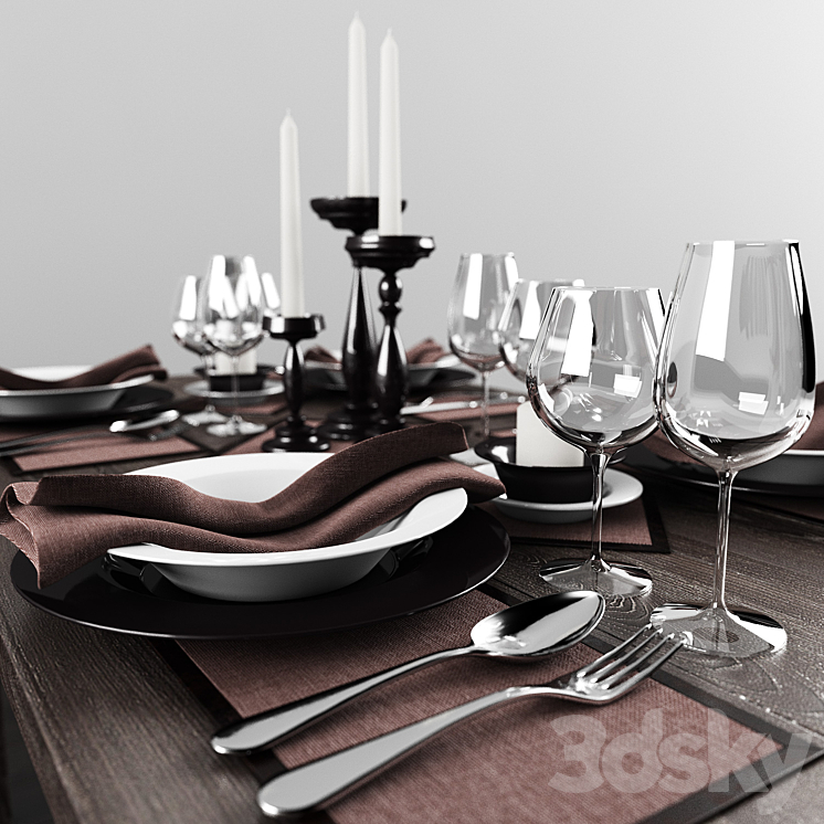 Tableware 3D Model