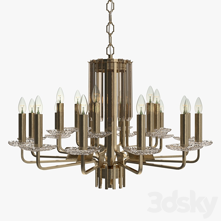 Faustig – Chandelier 63412-18 3DS Max - thumbnail 1