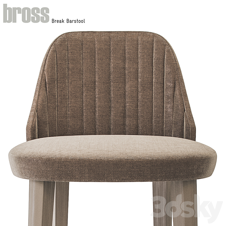 Break Barstool by Bross 3D Model