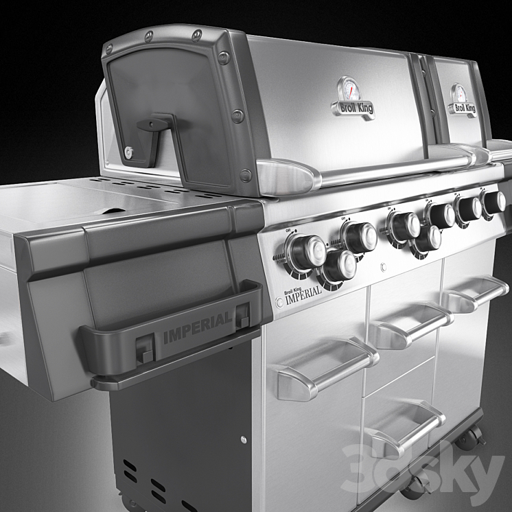 Grill Broil King IMPERIAL XL 3DS Max - thumbnail 2