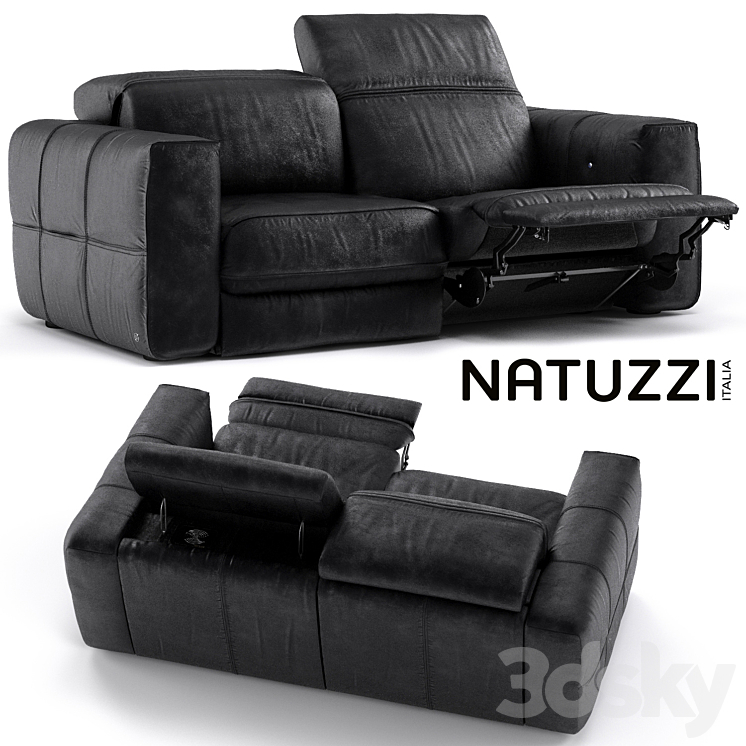Sofa Natuzzi Brio Sofa 3D model