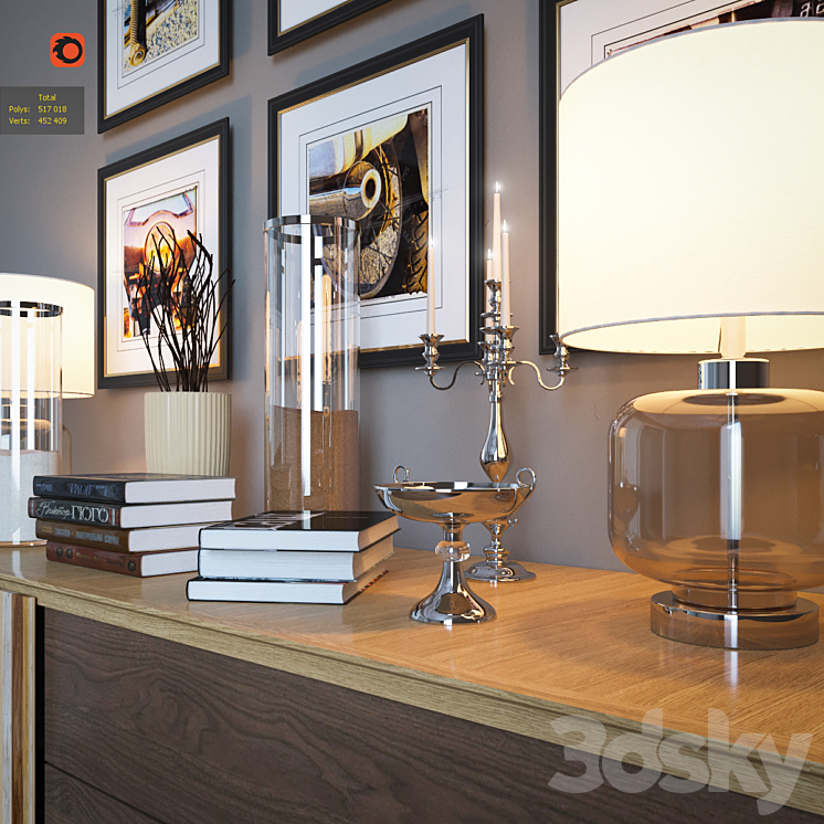 Decorativa_set_04 3D Model