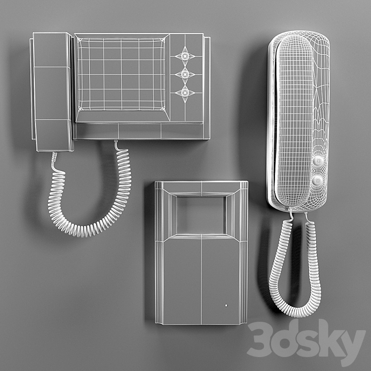 Intercoms COMMAX 3D Model