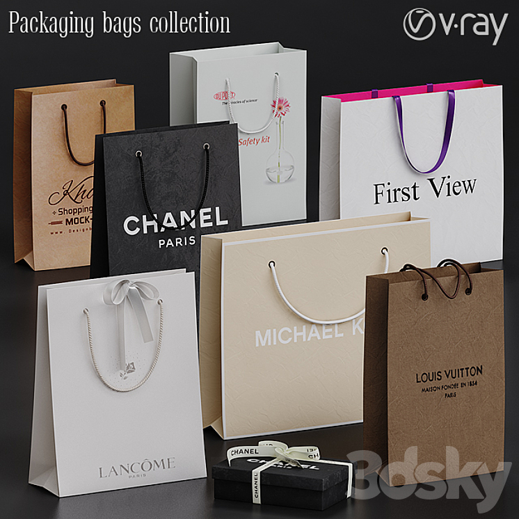 Packaging bags - Other decorative objects - 3D model