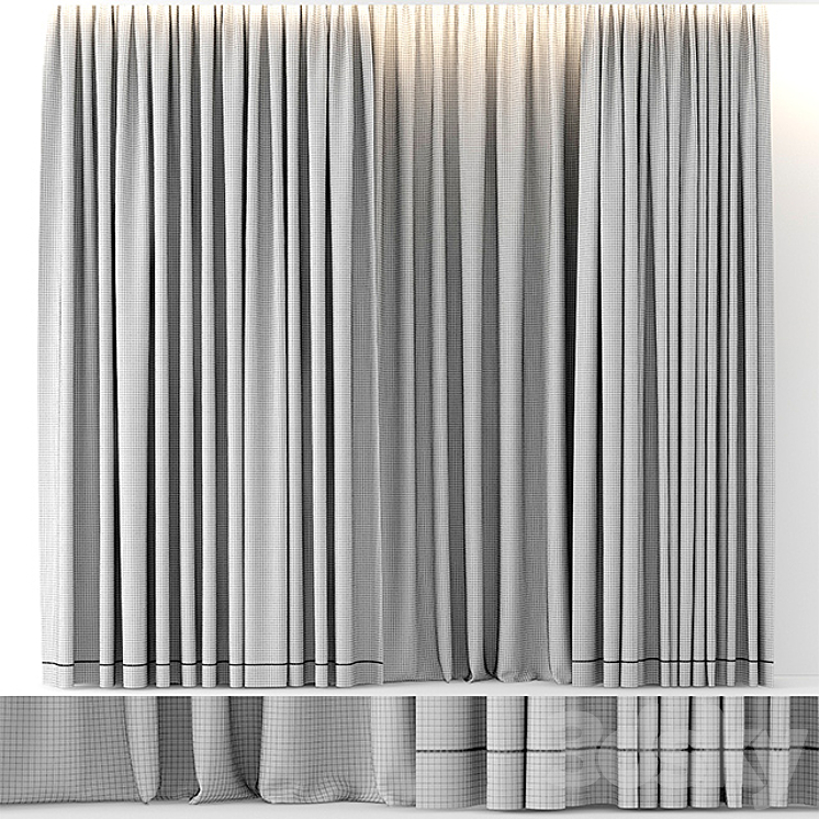 CURTAIN VELVET 3D Model