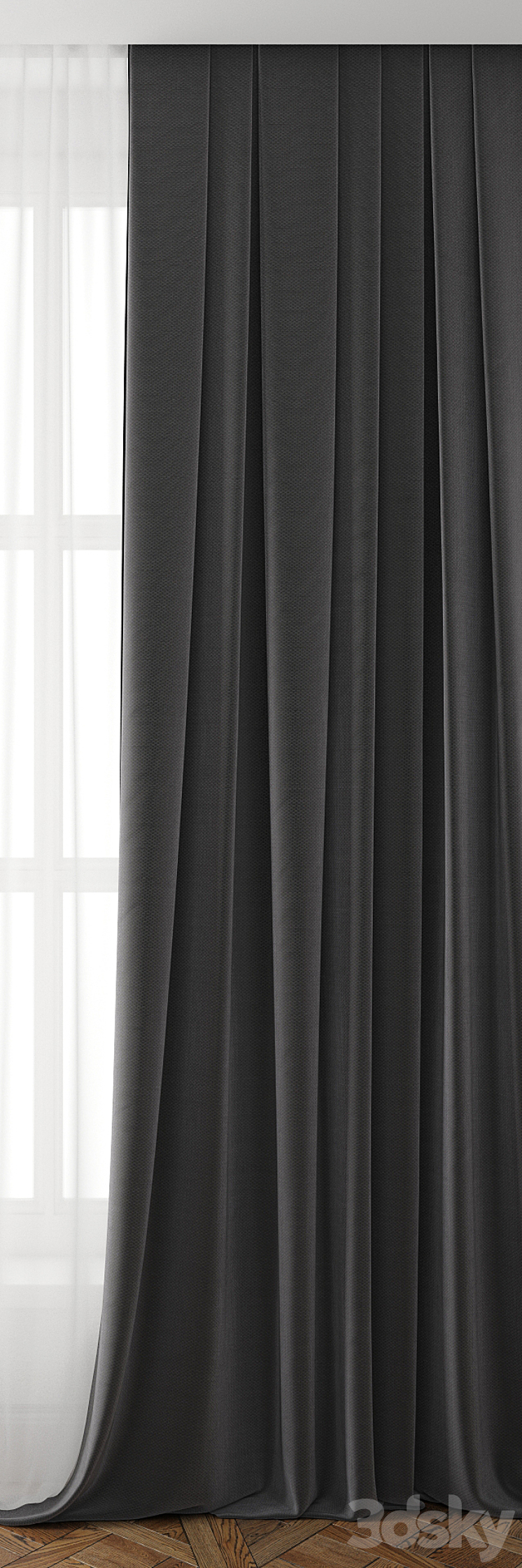 Curtain 49 3D Model