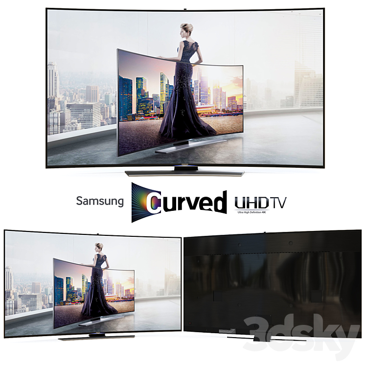 SAMSUNG UHD TV 3D Model