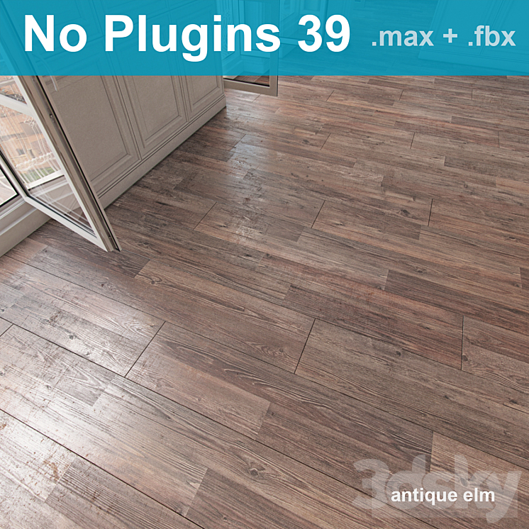 Parquet 39 (without the use of plug-ins) 3DS Max - thumbnail 2