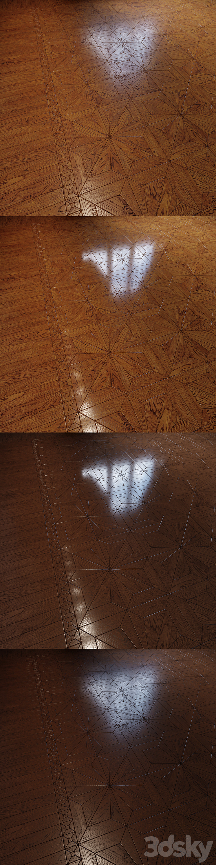 Parquet 1 | Modular parquet "Amberley" 3D Model