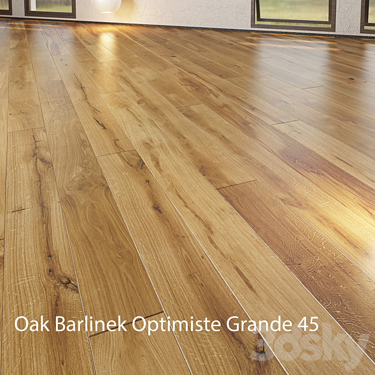Parquet Barlinek Floorboard - Jean Marc Artisan - Optimiste Grande 3D Model