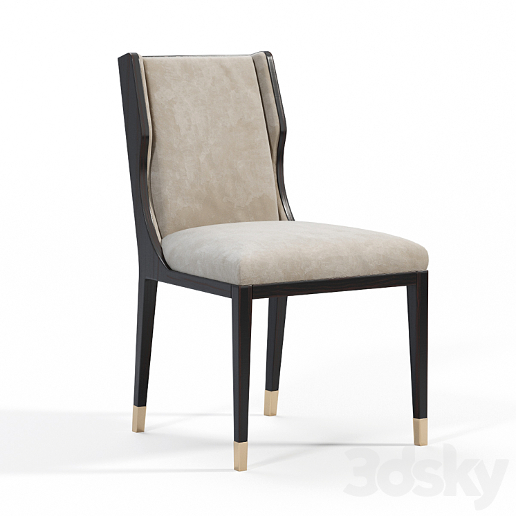TAYLOR DINING CHAIR 3DS Max - thumbnail 1
