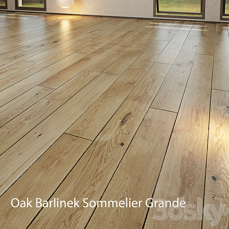 Parquet Barlinek Floorboard - Jean Marc Artisan - Sommelier Grande 3D Model