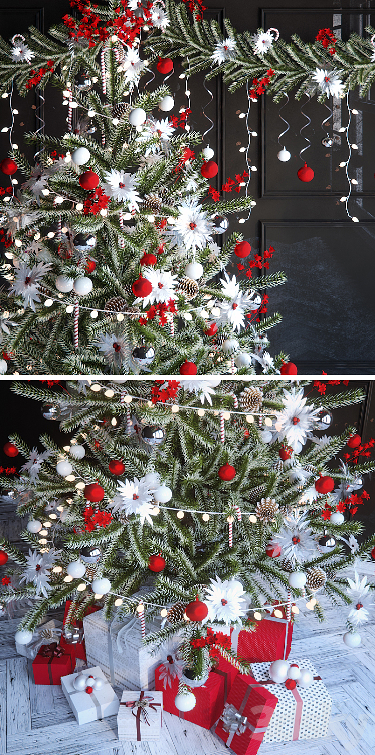 Christmas Tree 2 3DS Max - thumbnail 2