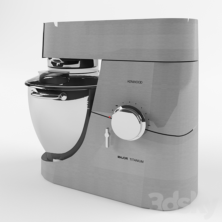 Kenwood Major Titanium mixer Kitchen appliance 3D model