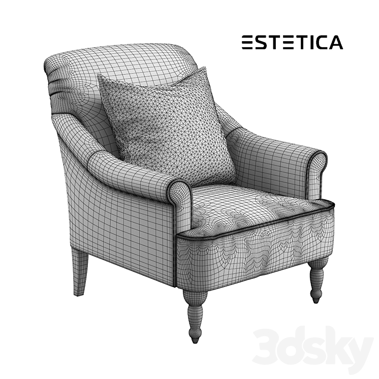 Estetica \/ Hollywood Chair 3DS Max - thumbnail 2