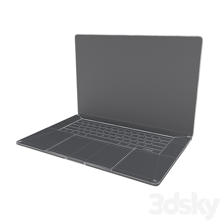 MacBook Pro 2016 3D Model