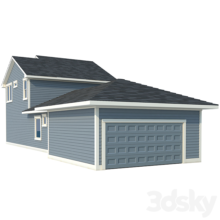 US House 01 3DS Max - thumbnail 2