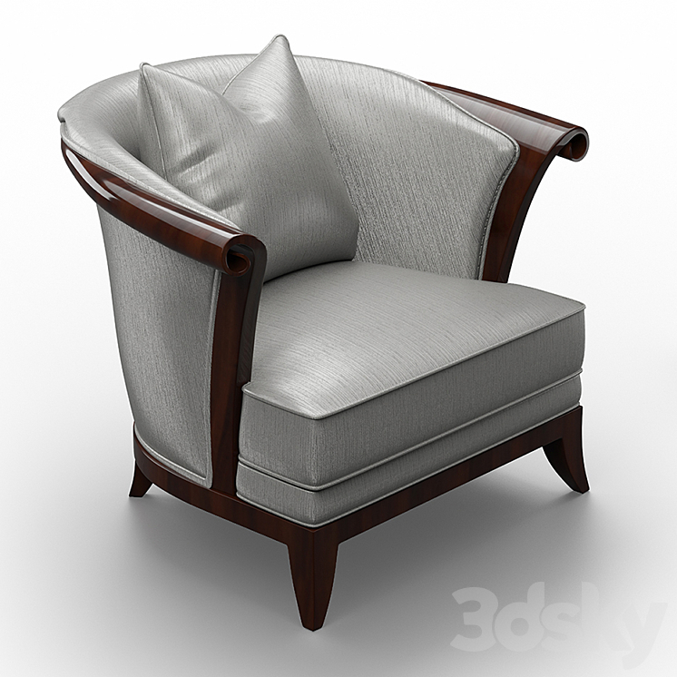 Christopher Guy Claudia Armchair 60-0038 3DS Max - thumbnail 1