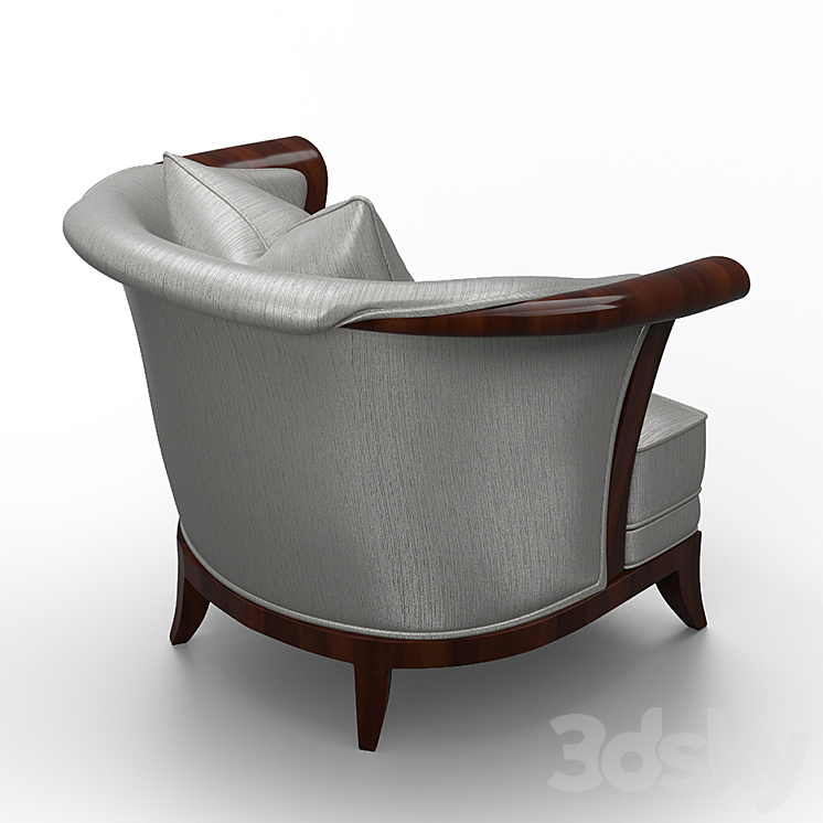 Christopher Guy Claudia Armchair 60-0038 3DS Max - thumbnail 2