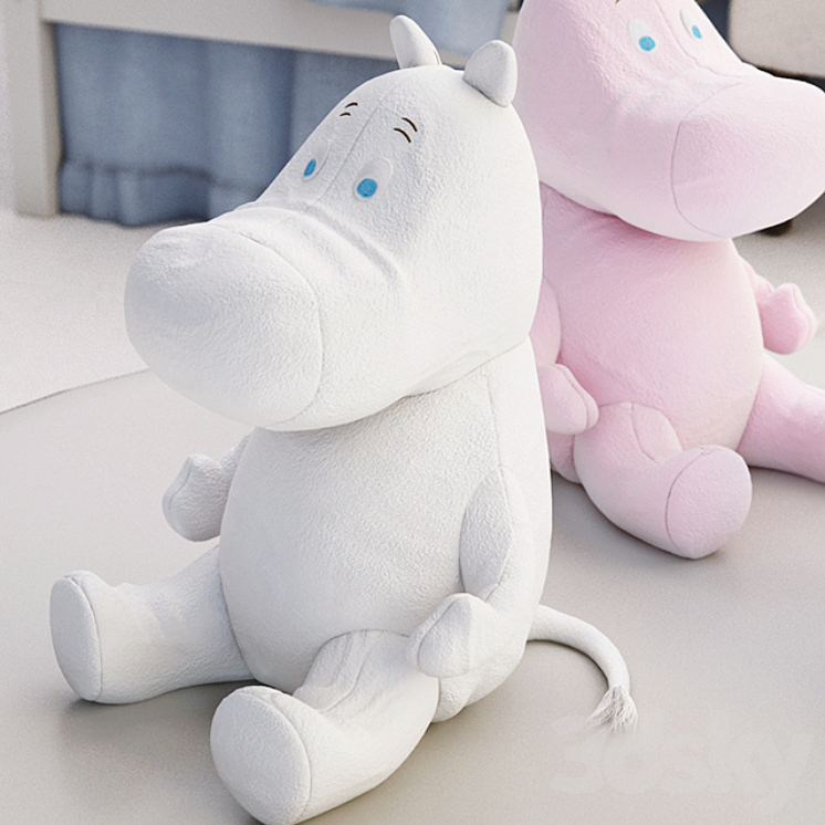 Moomintroll and Snork two 3DS Max - thumbnail 2