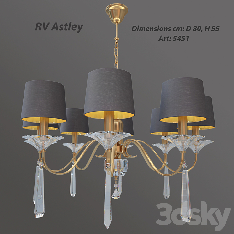 RV Astley Pendant light 3D model