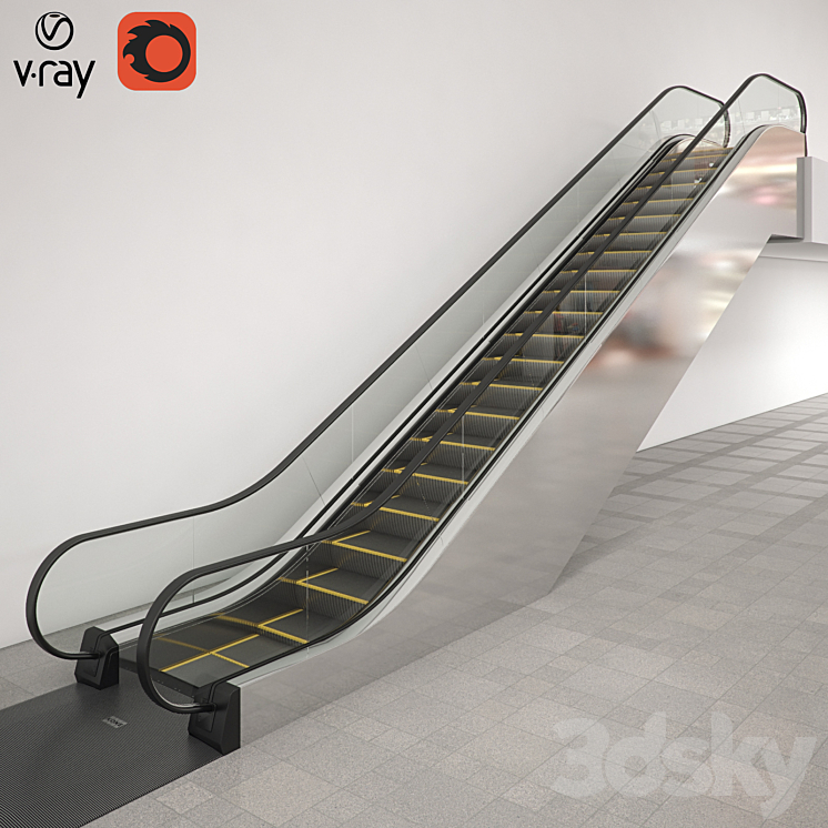 Modular escalator KONE TravelMaster 110