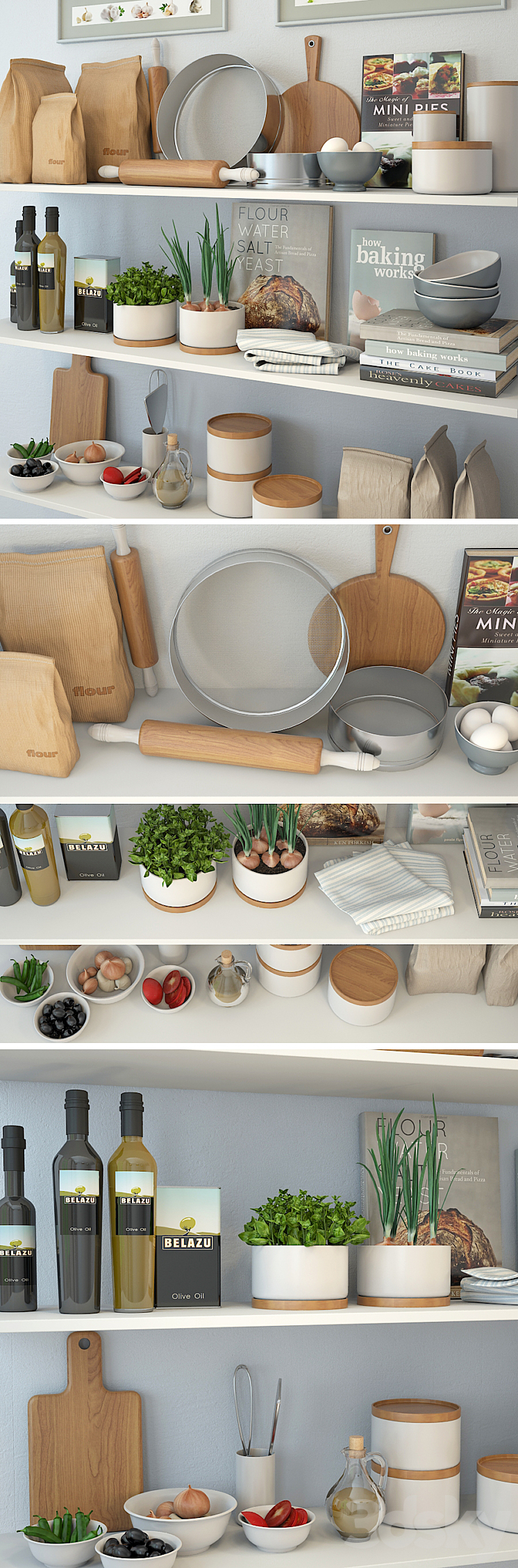 Set J17 cuisine 3D Model