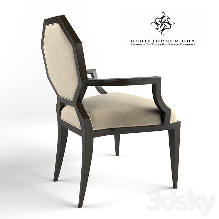 Chair Christopher Guy 30-00042 3DS Max - thumbnail 2