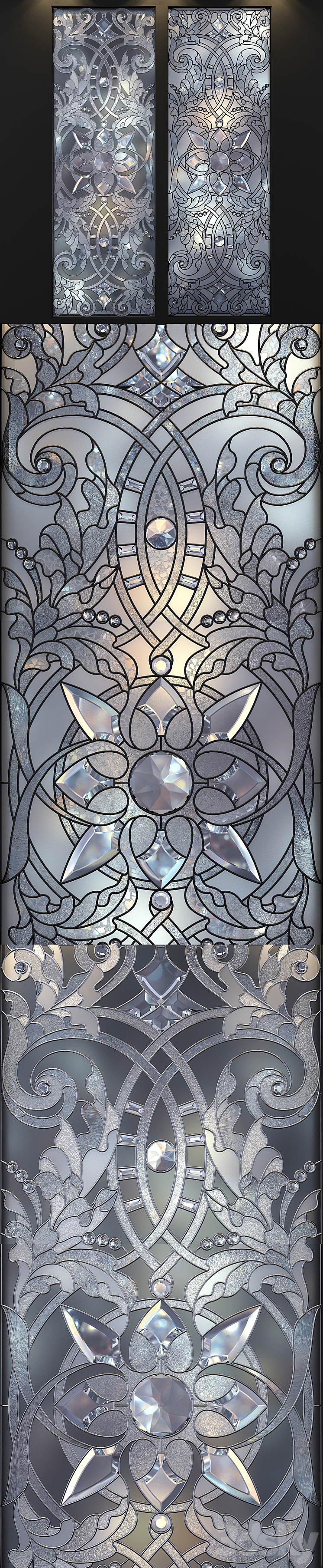 stained-glass window 3D Model