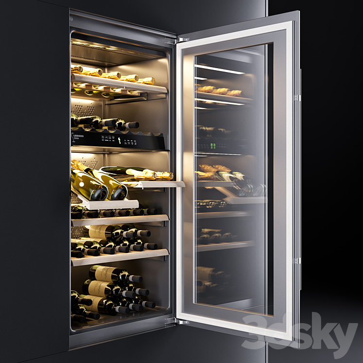 Wine Cabinet Liebherr WTEES 2053 3DS Max - thumbnail 1