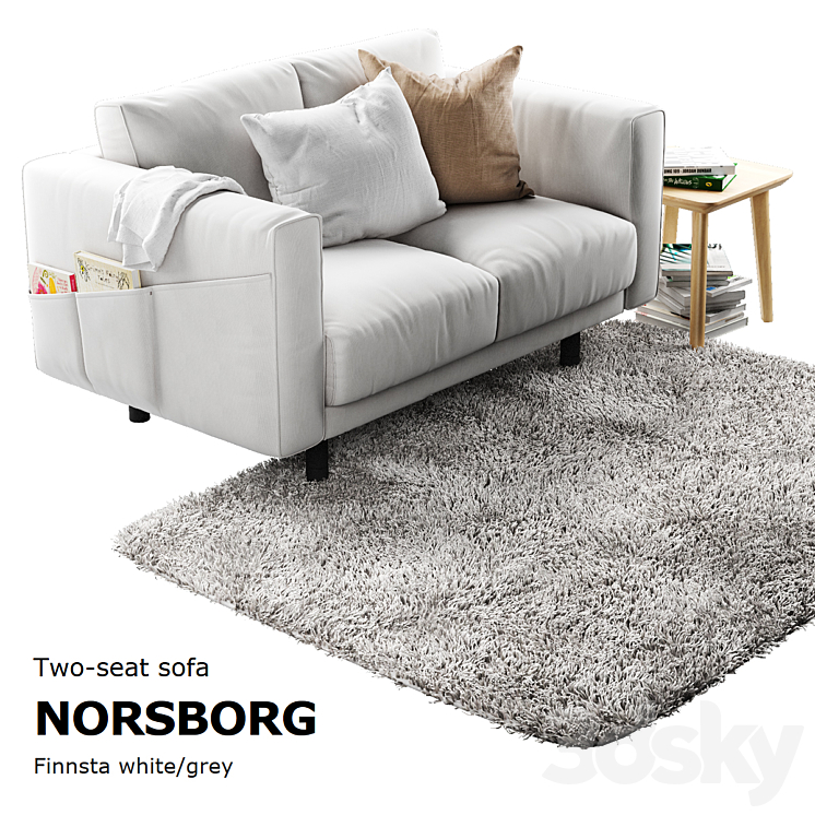 Sofa Ikea Norsborg 1 3D Model