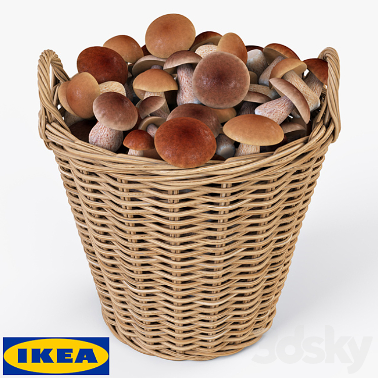 IKEA Shopping NIPPRIG with mushrooms 3DS Max - thumbnail 1