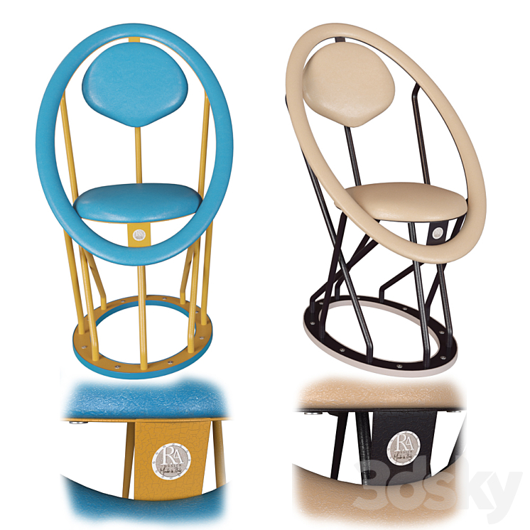 Table Prisma chairs Art (RA-DESIGN) 3DS Max - thumbnail 2