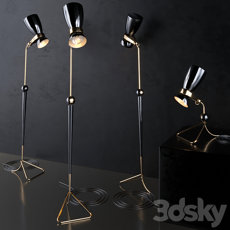 Delightfull Amy table lamp 3DS Max - thumbnail 2