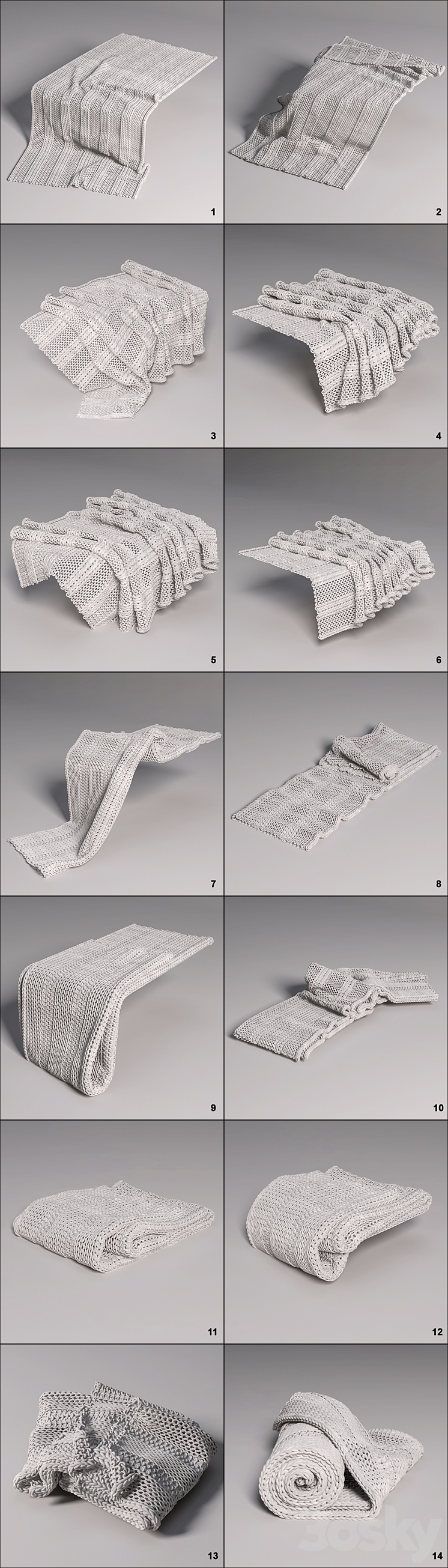 Plaid 3D Model