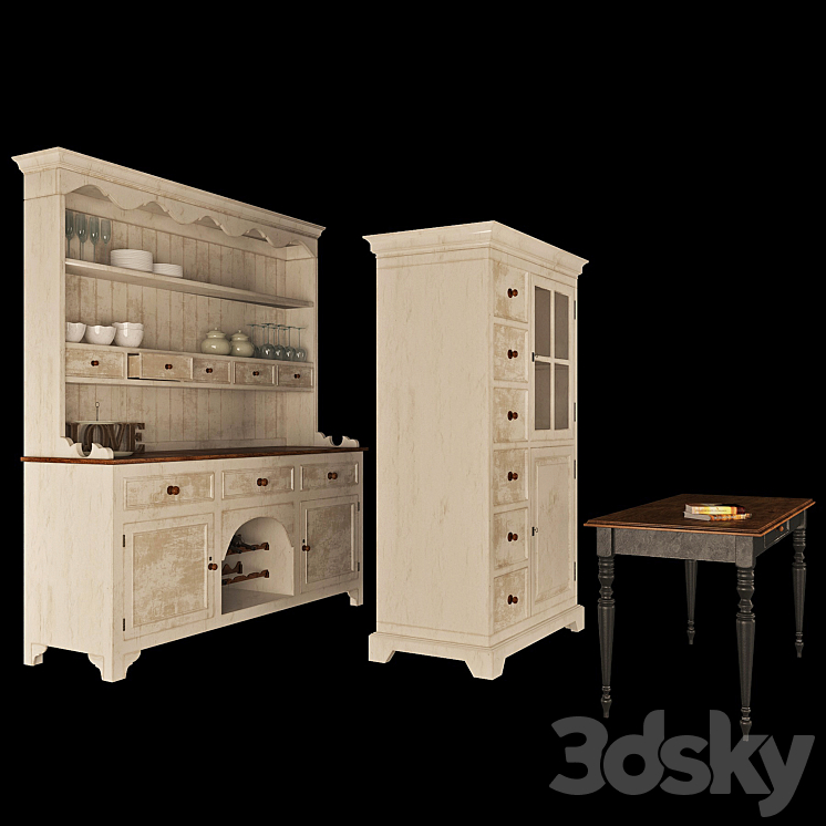 Decorative set number 6 \/ Decorative set № 6 3D Model