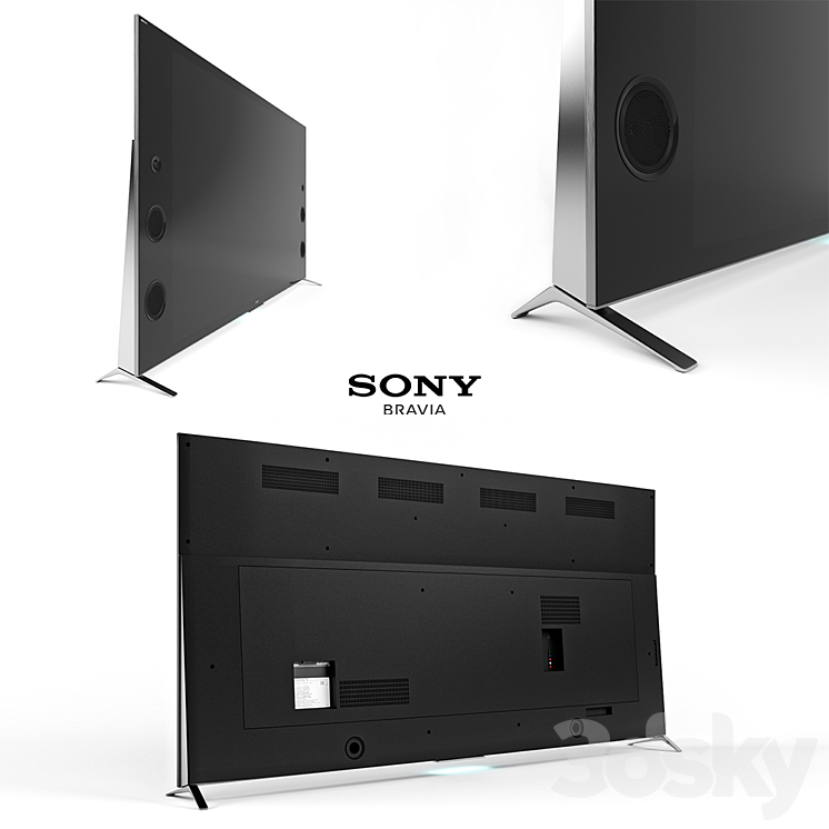 SONY X94C X93C 4K Ultra HD 3D Model