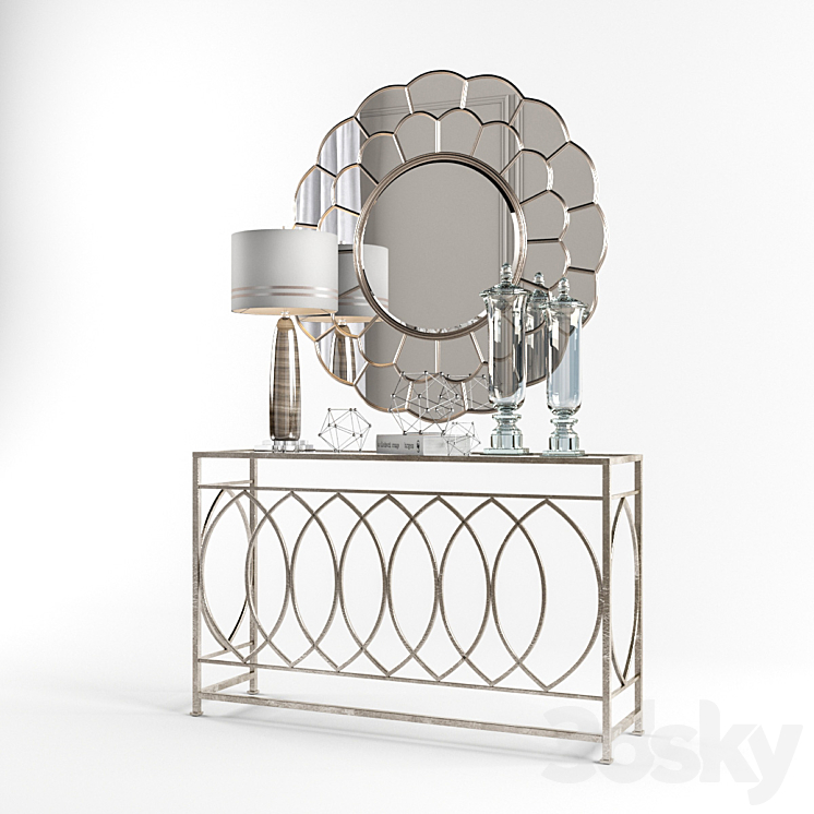Dahlia set 3D Model