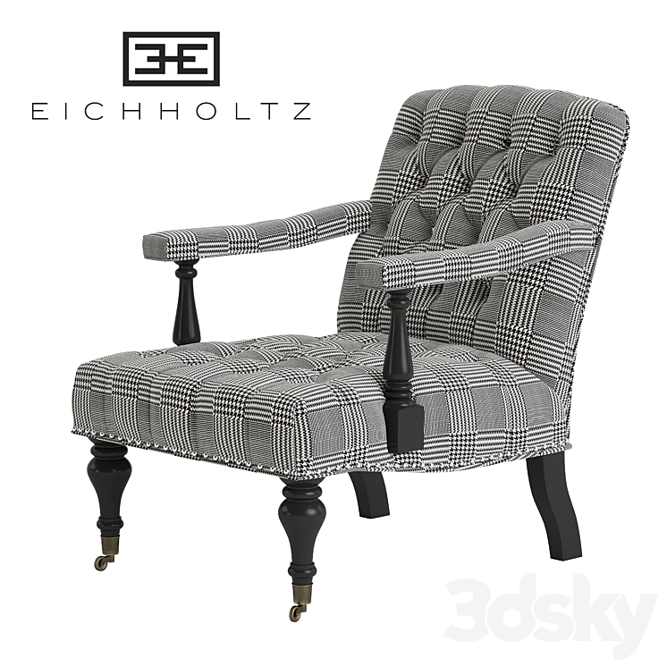 Eichholtz Chair Carson 108957 3DS Max - thumbnail 1
