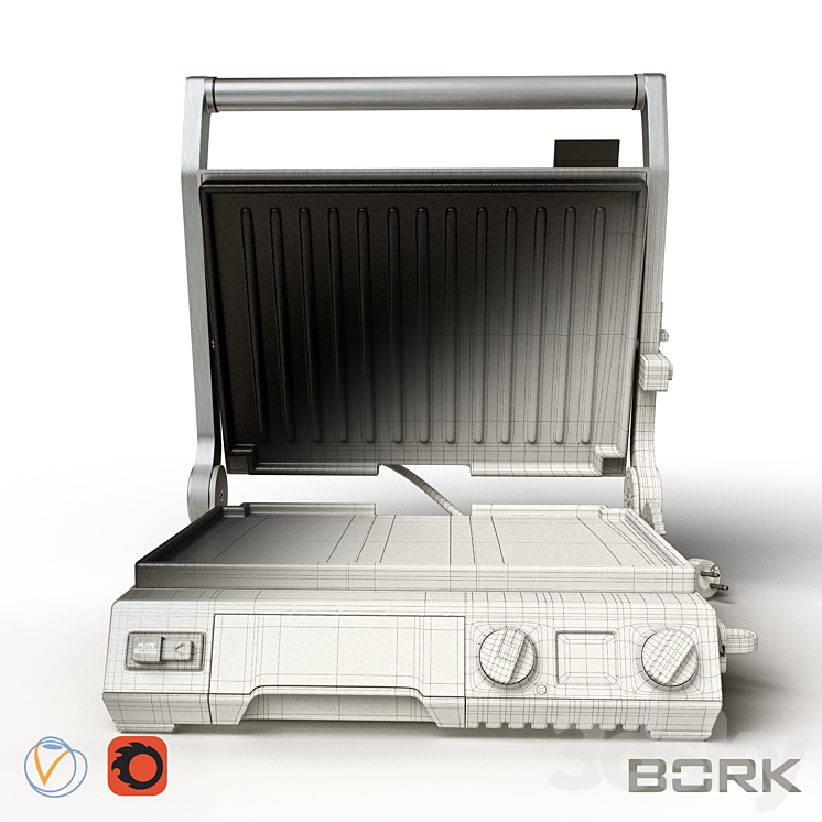 Grill BORK G802 3D Model