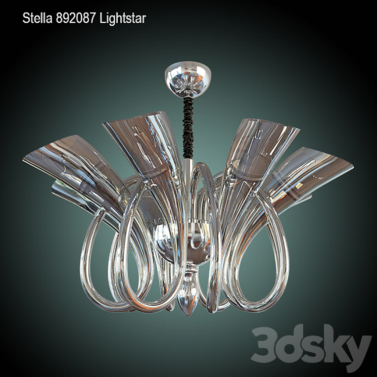Stella chandelier 892087 Lightstar 3DS Max - thumbnail 1