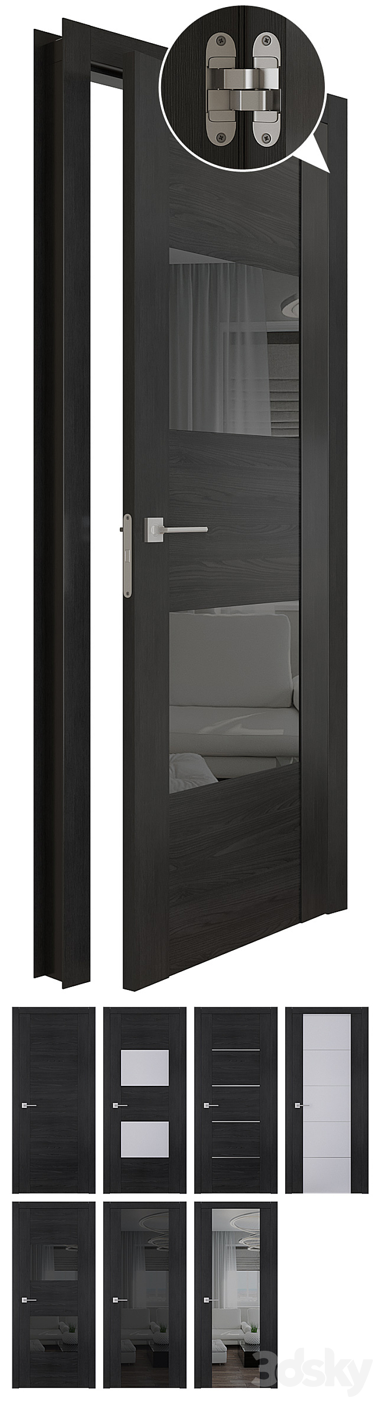 Doors Volhovets QUADRO 3D Model