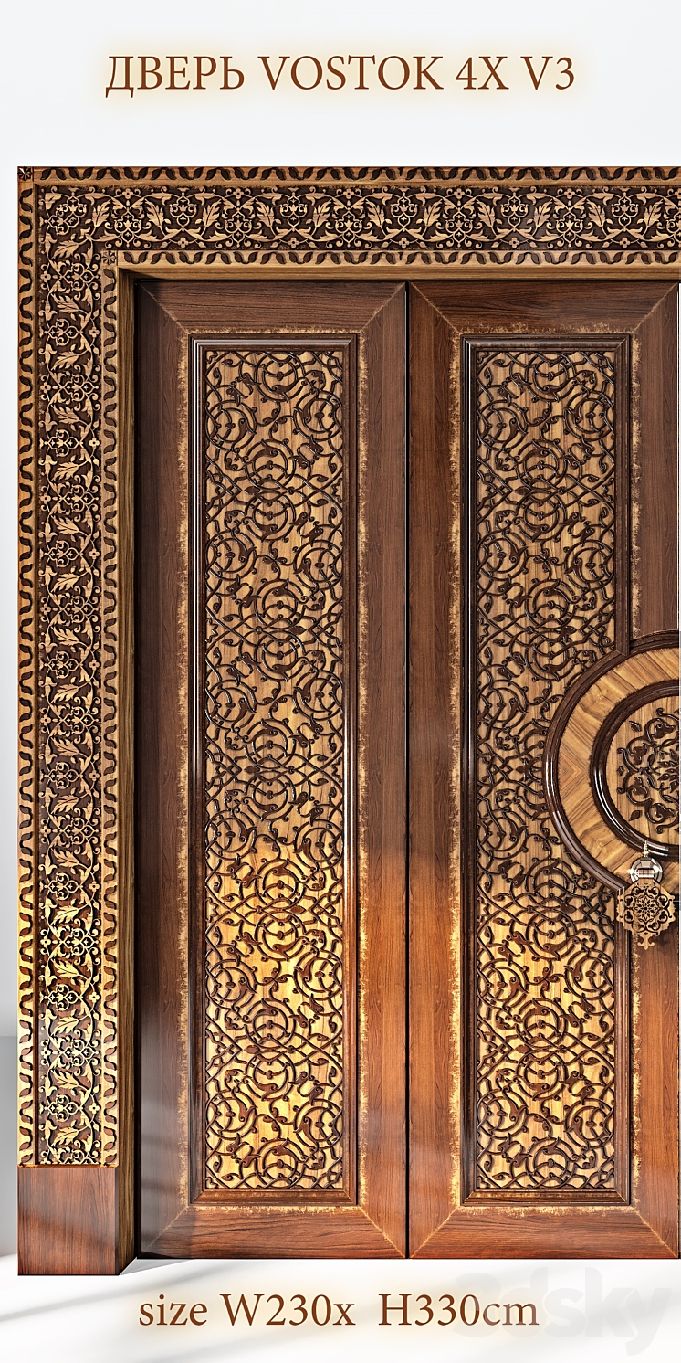 Door VOSTOK 4X V3 3D Model