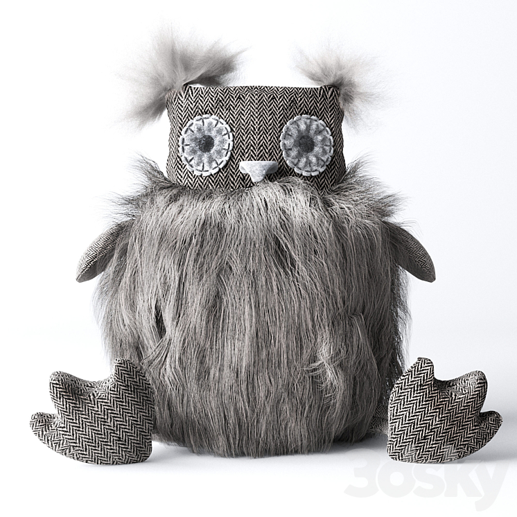 Plush Owls 3DS Max - thumbnail 2