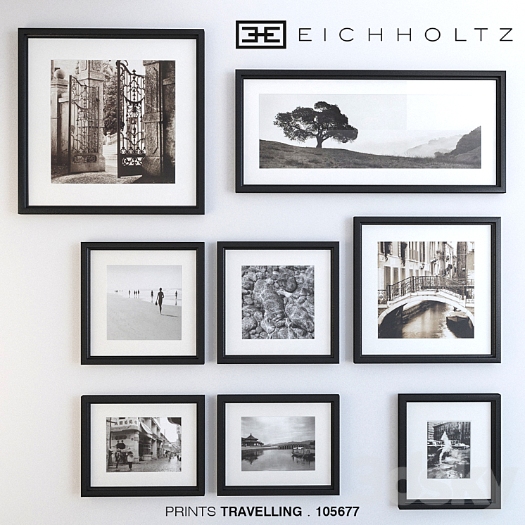 EICHHOLTZ framed prints – TRAVELLING 105677 3DS Max - thumbnail 1