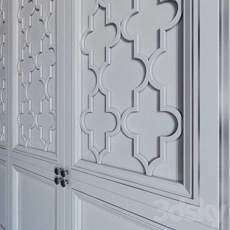 Built-in wardrobe 05 \\ fitted wardrobe 05 3D Model